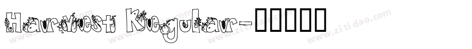 Harvest Regular字体转换